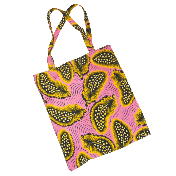 Un Raggio di Luce - gadget solidali - Shopper in tela africana